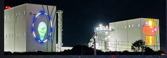 昨年のライトアップの様子