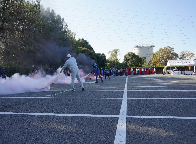 市の消火技術大会の様子3